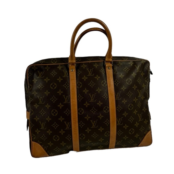Vintage Louis Vuitton Porte Documents voyage monogram briefcase portfolio - Picture 14 of 16